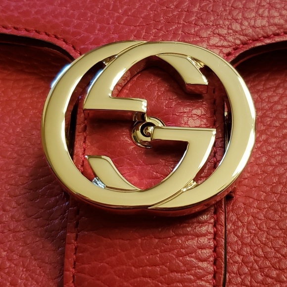 Gucci Interlocking GG Leather EUC Bag - Picture 3 of 8